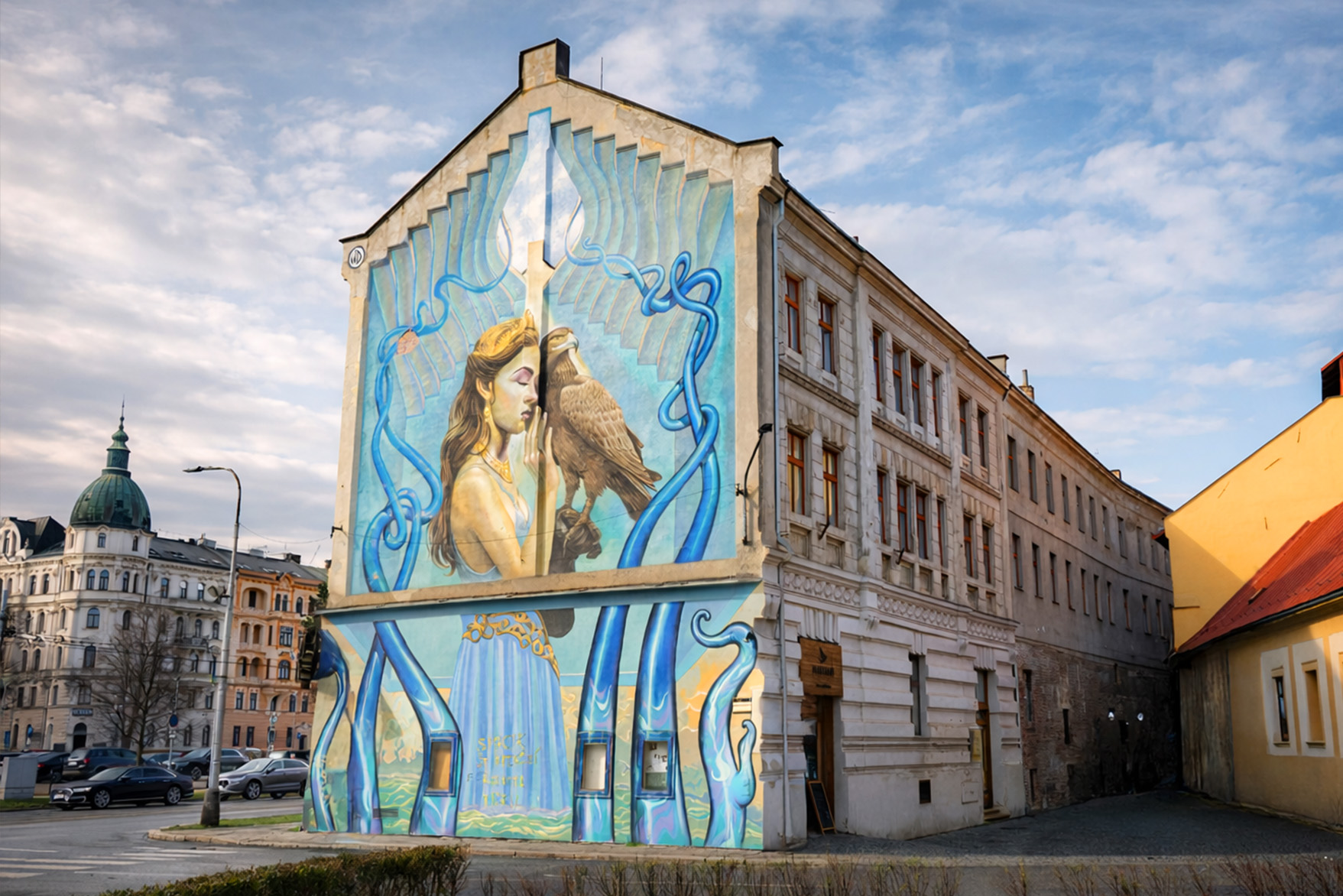 Historická budova Mlýnská 4 s kancelářskými prostory v centru Olomouce